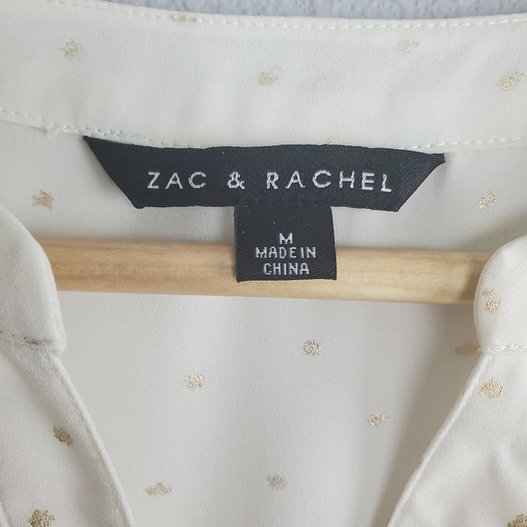 Zac & Rachel medium top, Ivory with gold specs - Picture 6 of 12